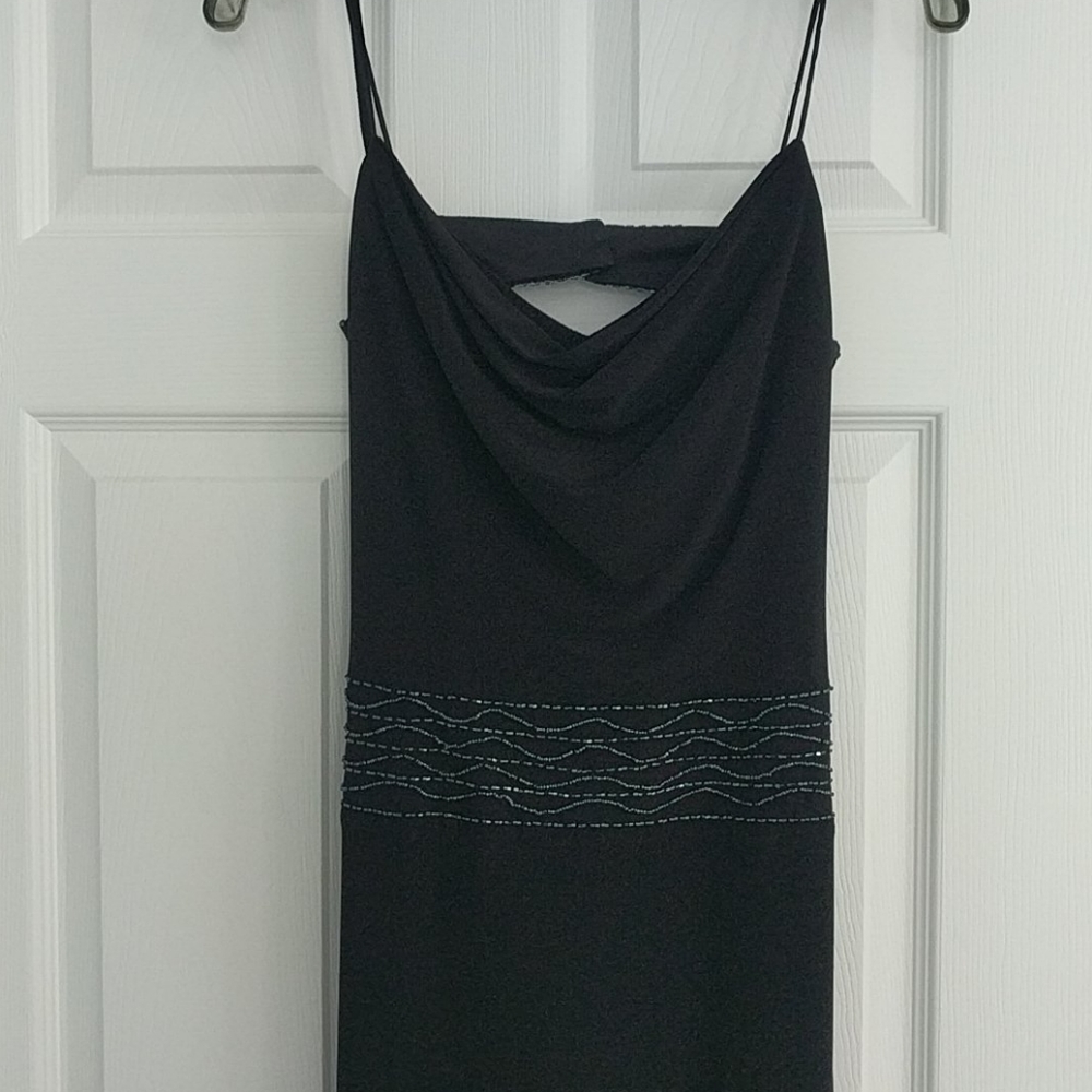 Juniors black dress